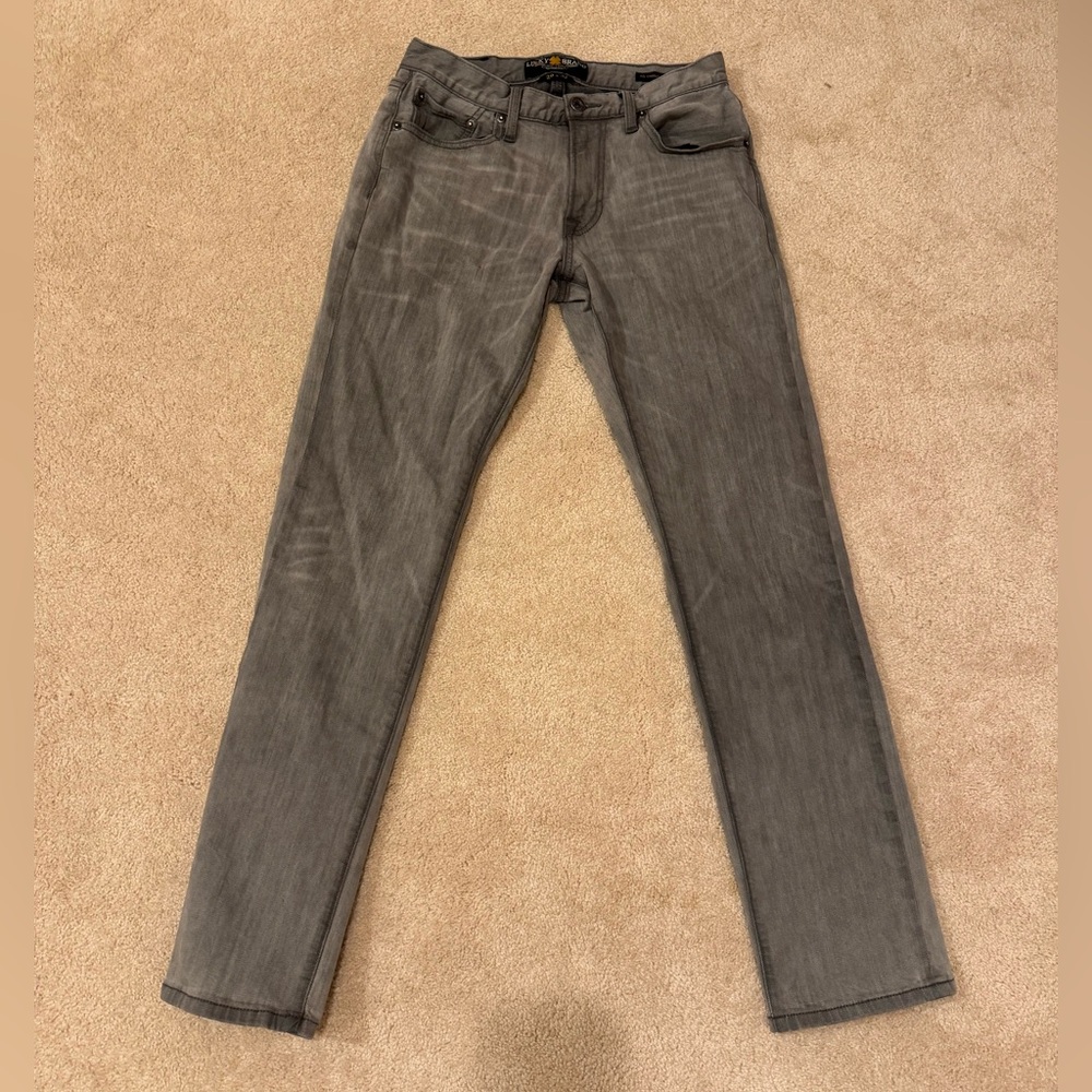 Lucky Brand Men’s Gray Jeans 29”x32”